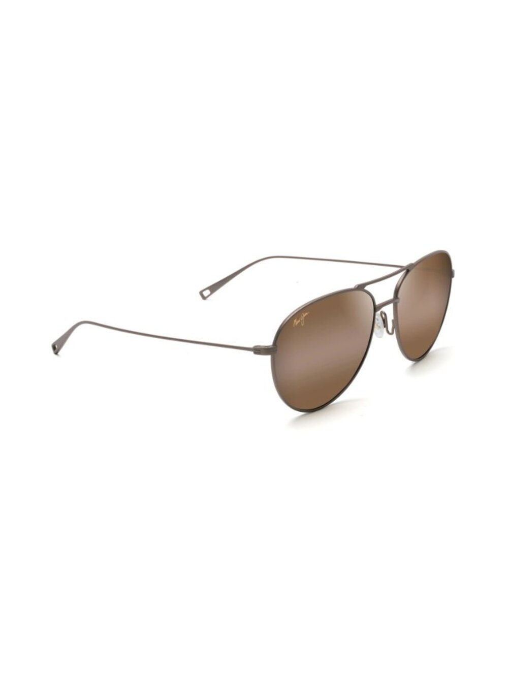 Brand New Maui Jim Walaka Polarized Titanium Aviator w/ Mirror Lens H885-01